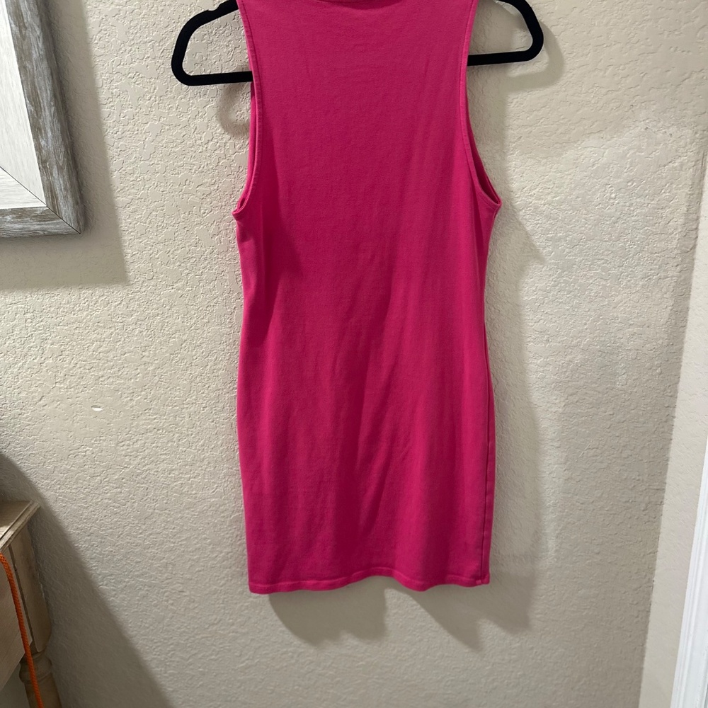 ZARA women’s pink bodycon dress size L - Picture 3 of 6
